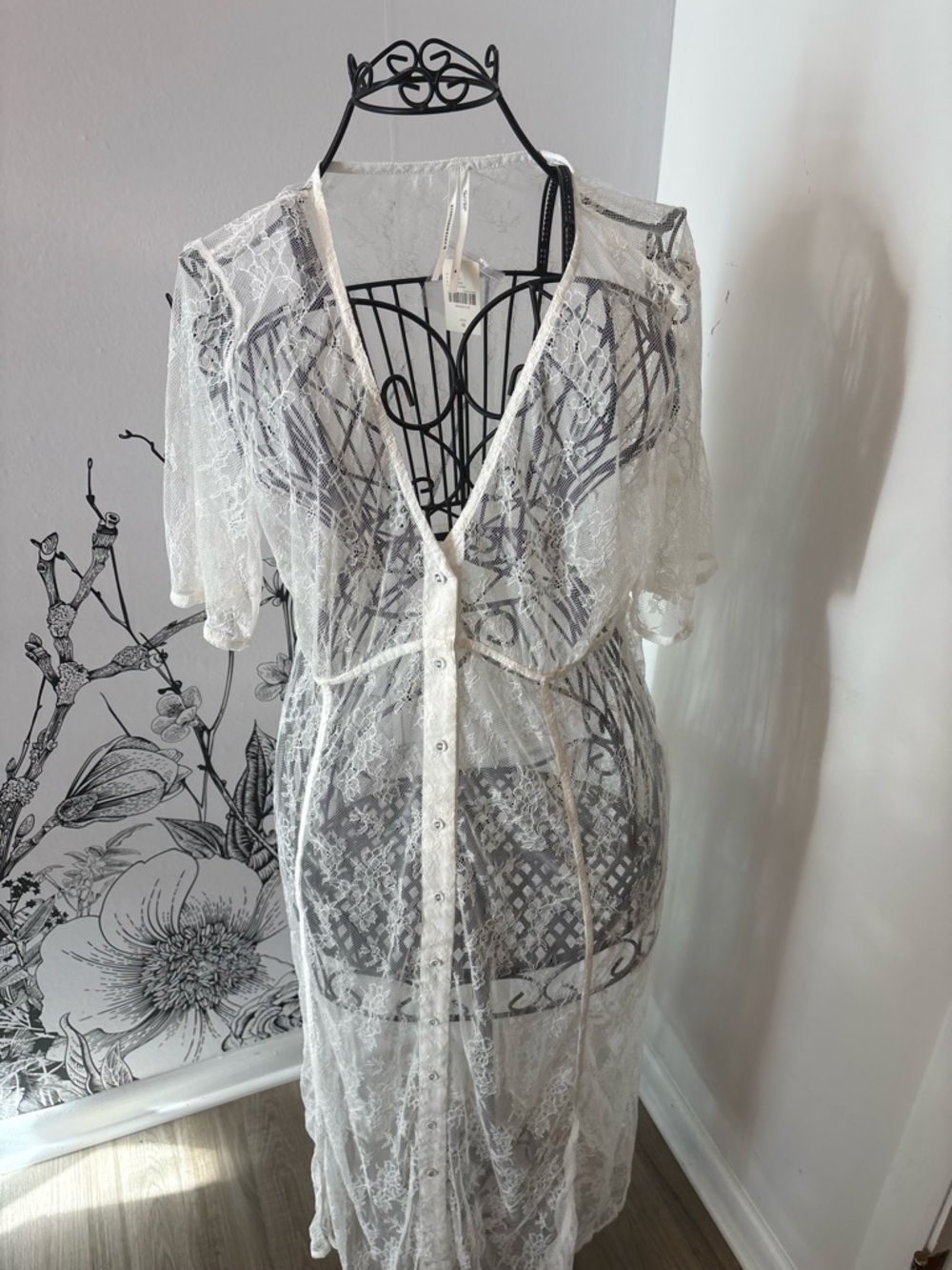 Anthropologie lace slip